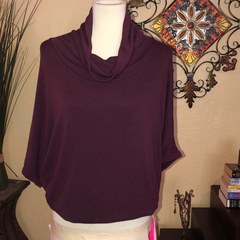 Pacer knit poncho style sweater